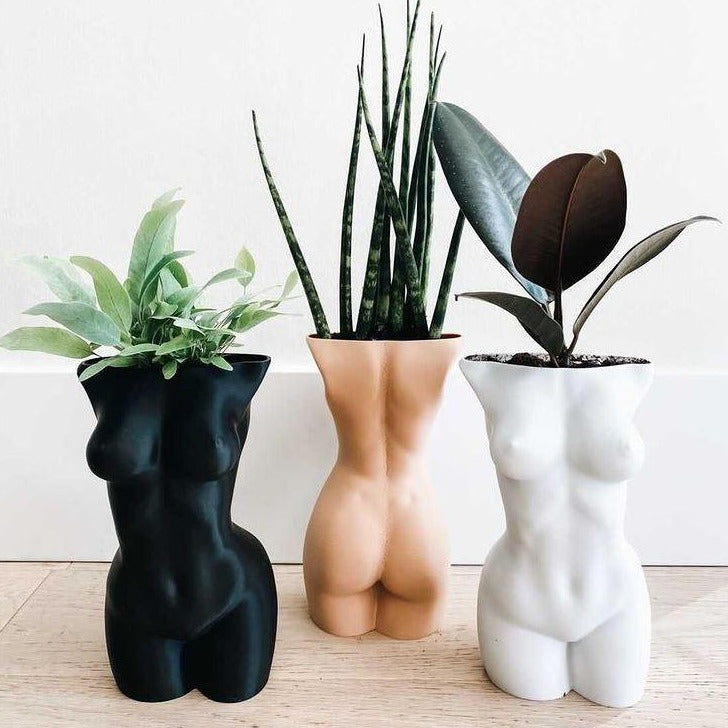 woman plant pot Lady Planters – ShapeLabs