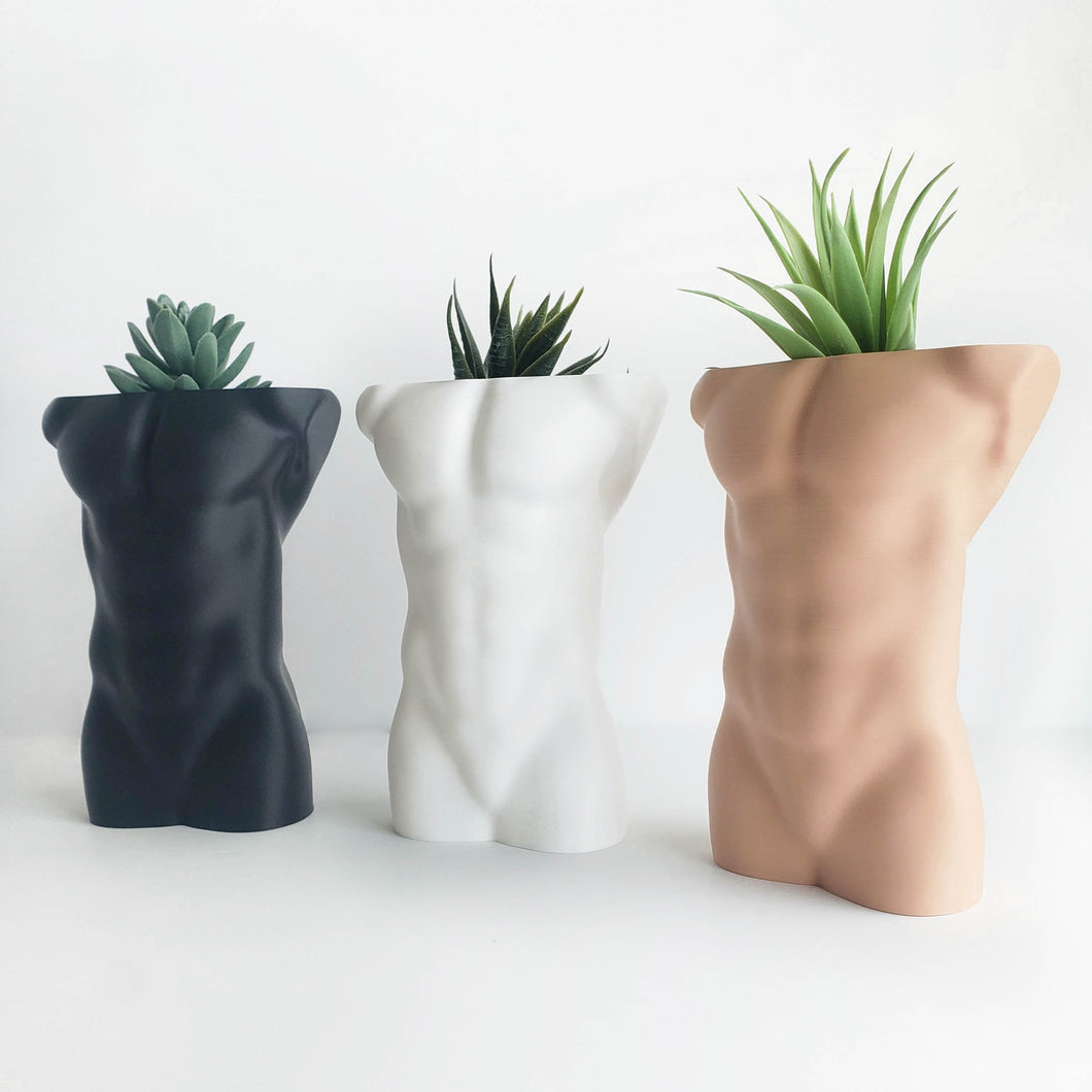 Male Body Planters